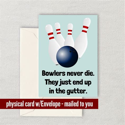 funny bowling cards